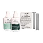 API GH/KH Hardness Test Kit — SKU: APH21 — Image 2 — Product Specifications & Highlights Key Features 2-in-1 Water Hardness Kit: Measures both General Hardness (GH) and Carbonate Hardness (KH). Accurate Drop Titration: Simple drop-count method yields precise results in degrees of hardness (dGH/dKH) or ppm. pH Shock Prevention: Helps prevent sudden pH crashes by maintaining proper KH buffering capacity. Freshwater Essential: Crucial for fish breeding, freshwater shrimp molting, and planted aquascapes. Product Details Brand: API SKU: APH21 Product Type: Aquarium Test Kit Parameters Measured: General Hardness (GH) & Carbonate Hardness (KH) Additional Information