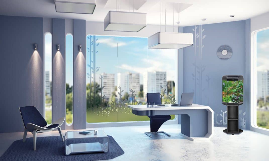 Aquael Hexa Set Lt 60l Black Aquarium