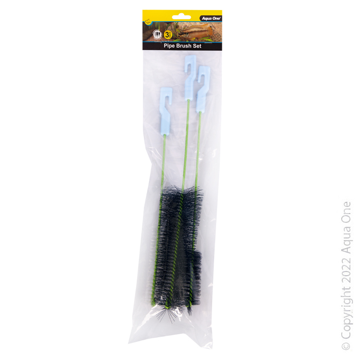Aquarium Filter Pipe Cleaner 3 Brush Set