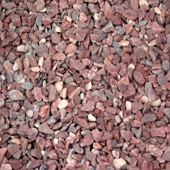 Natural Gravel Ruby Red