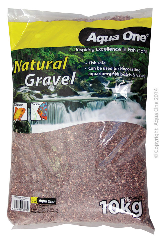 Natural Gravel Ruby Red