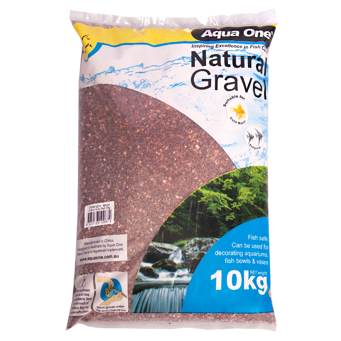 Natural Gravel Ruby Red