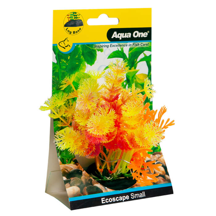 Ecoscape Small Limnophila Orange/hottonia Pink