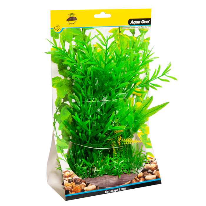Ecoscape Large Wide Ludwigia Brevipes/java Fern Green