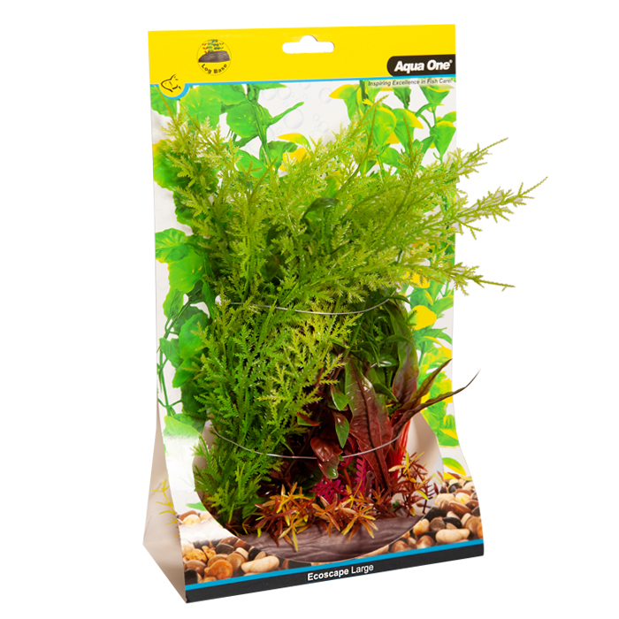 Ecoscape Large Wide Christmas Moss Green/hygro Red