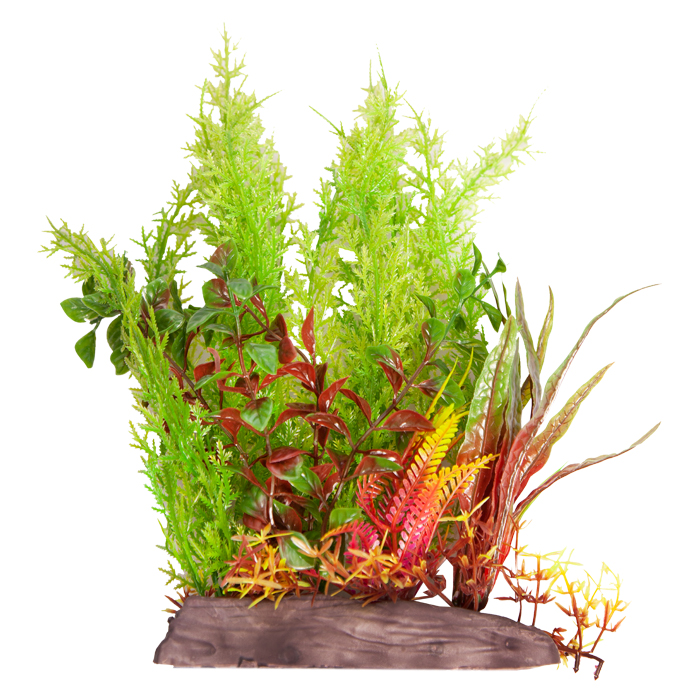 Ecoscape Large Wide Christmas Moss Green/hygro Red