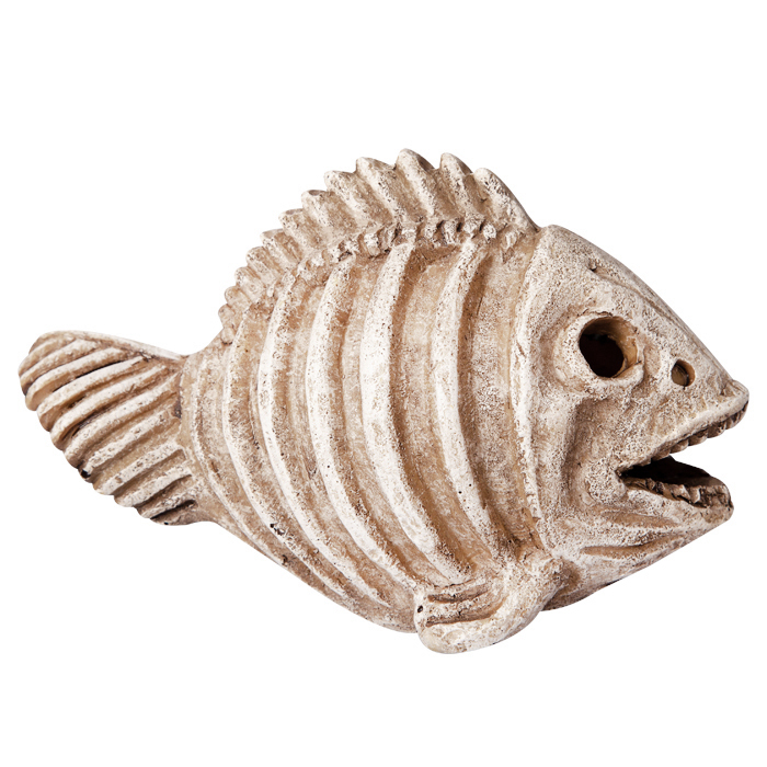 Ornament Bone Fish Medium 8.5wx15.5wx10cmh