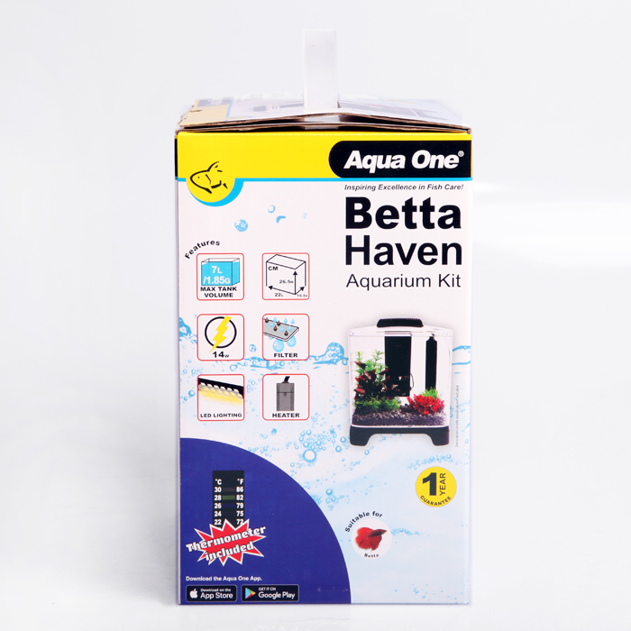 Betta Haven Acrylic Aquarium 7l 22w X 15.5d X 26.5cm H