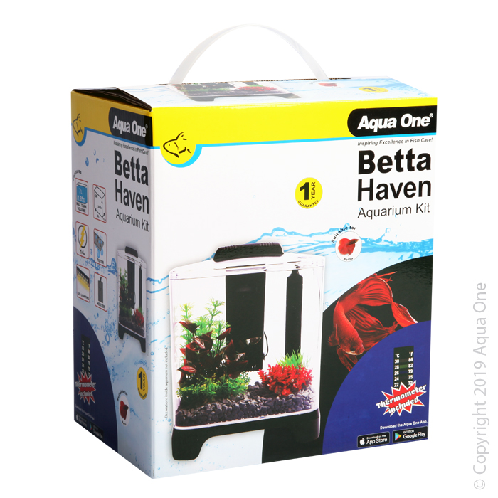 Betta Haven Acrylic Aquarium 7l 22w X 15.5d X 26.5cm H