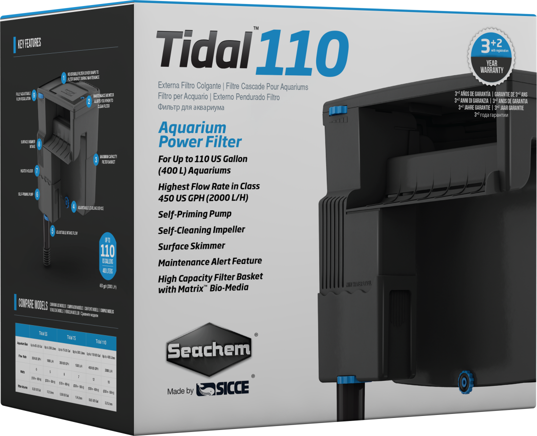 Seachem Tidal 110 Hangon Filter 415l
