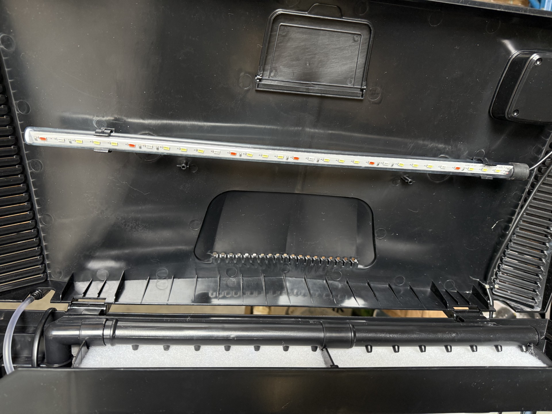 Crystal Clear 66L, comes with LED light,top filter