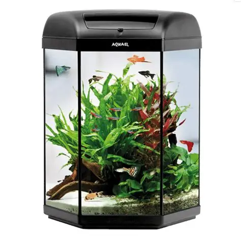 Aquael Hexa Set Lt 60l Black Aquarium