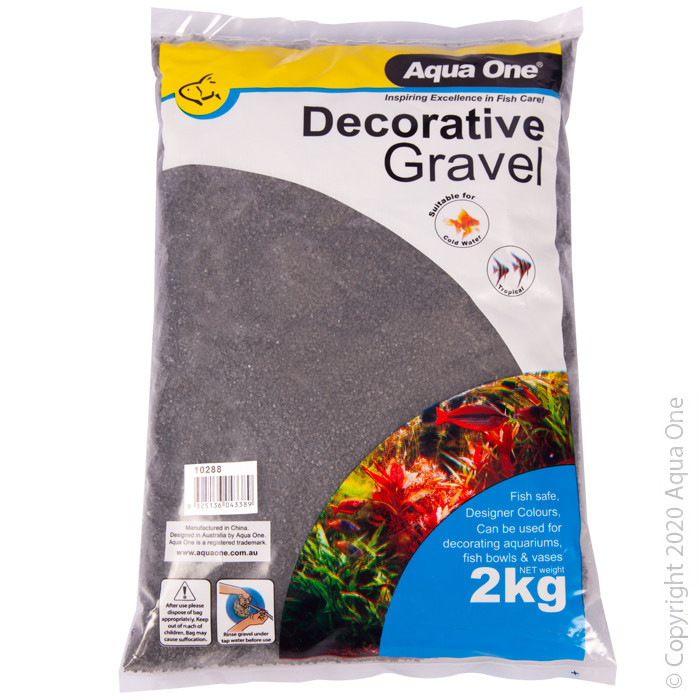 Decorative Gravel 2kg Black Silica No.1 1mm