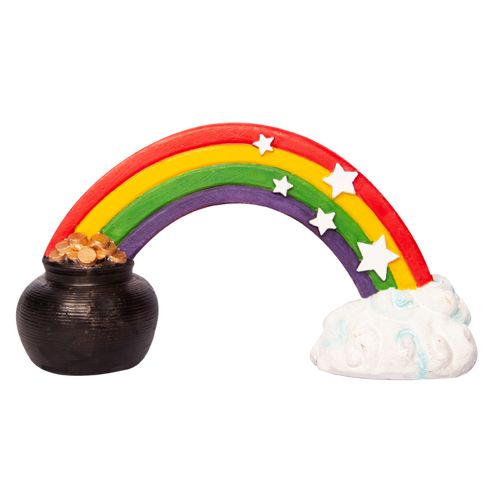 Ornament Rainbow With Pot Of Gold