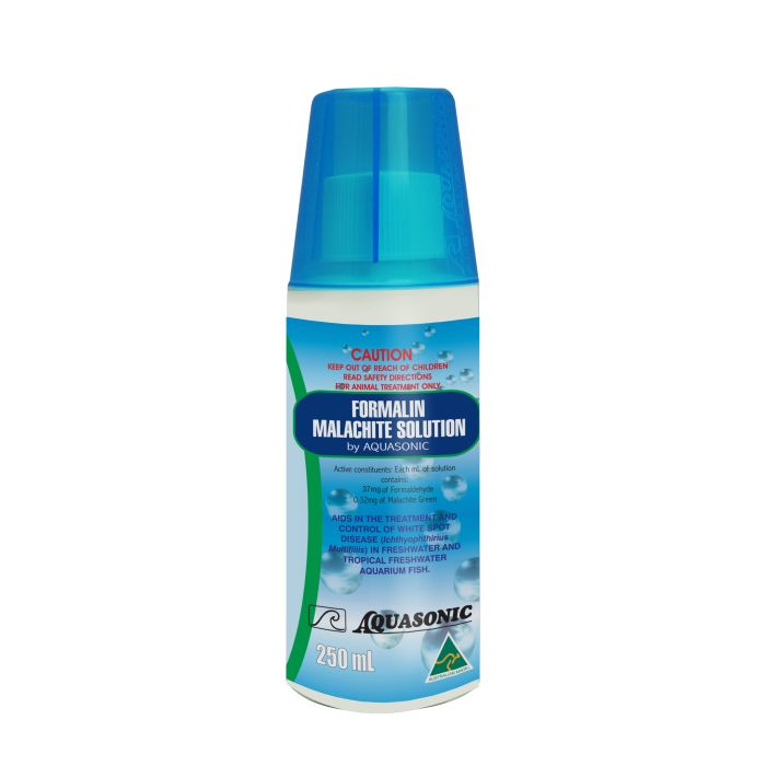 Aquasonic Formalin/malachite Solution