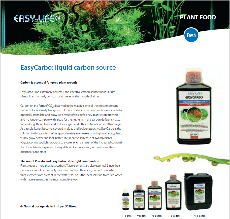 Easy-life Easycarbo (liquid Carbon Plant Fertiliser) 250ml