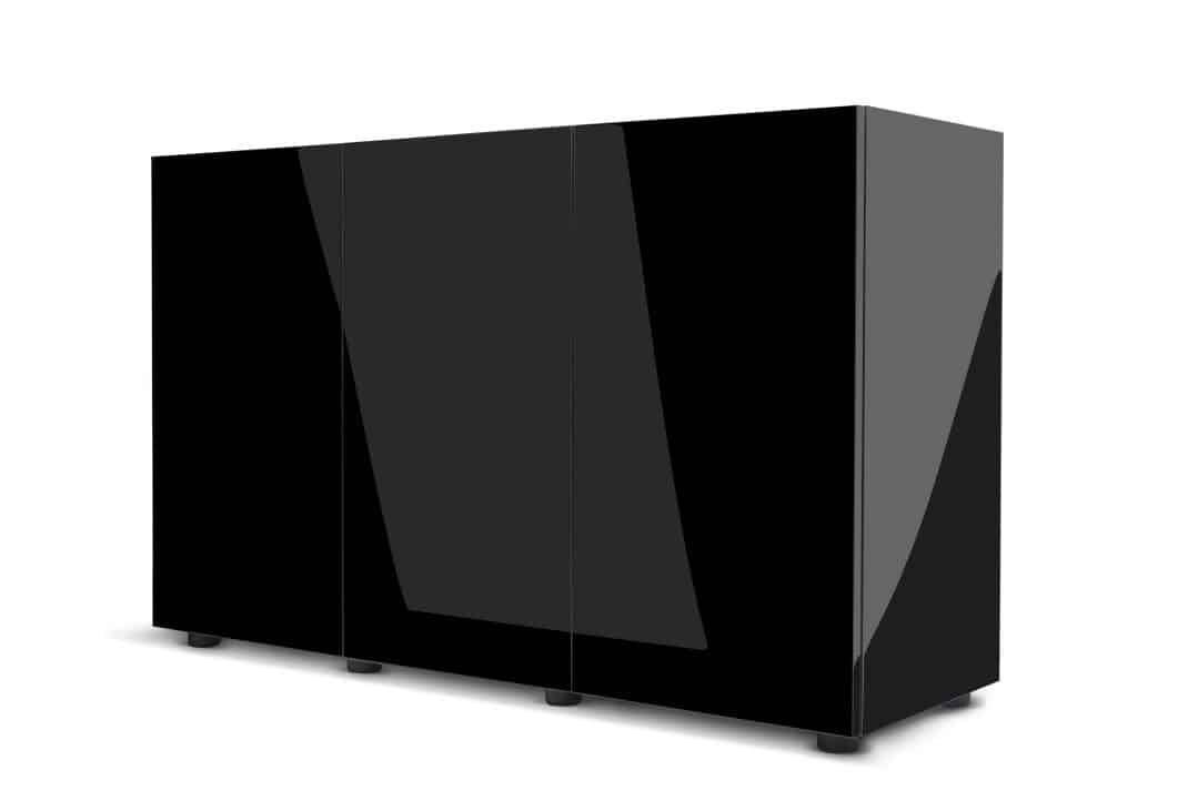 Aquael Glossy 120 Black Cabinet