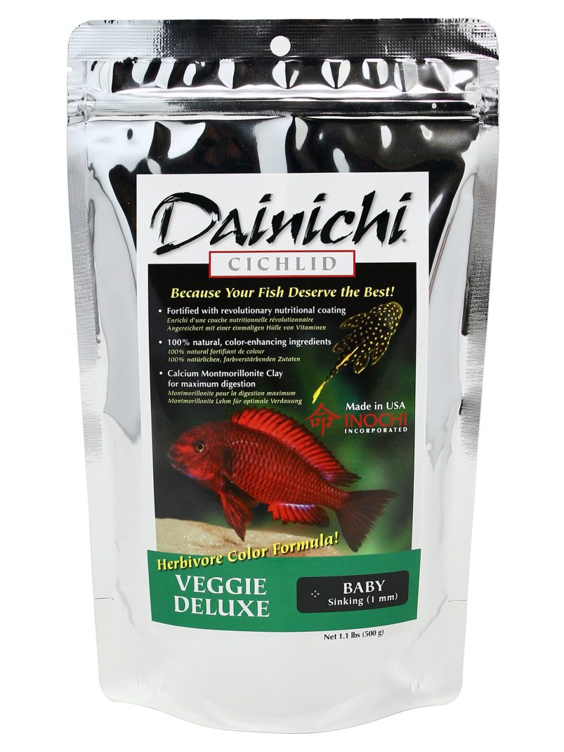 Dainichi Veggie Deluxe 500g Baby (1mm) Sinking Pellets