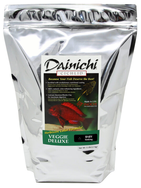 Dainichi Veggie Deluxe 2.5kg Baby (1mm) Sinking Pellets