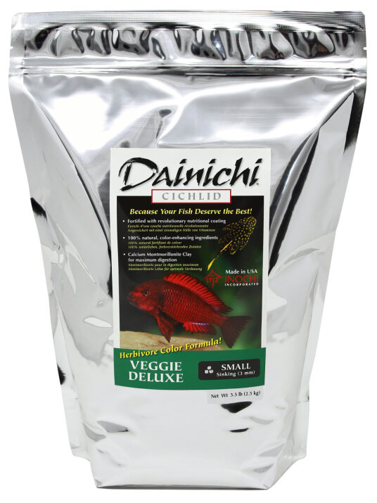 Dainichi Veggie Deluxe 2.5kg Small (3mm) Sinking Pellets