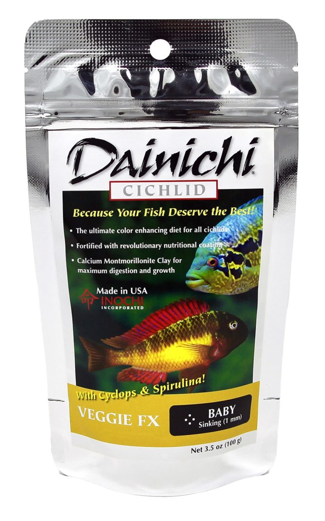 Dainichi Veggie Fx 100g Baby (1mm) Sinking Pellets