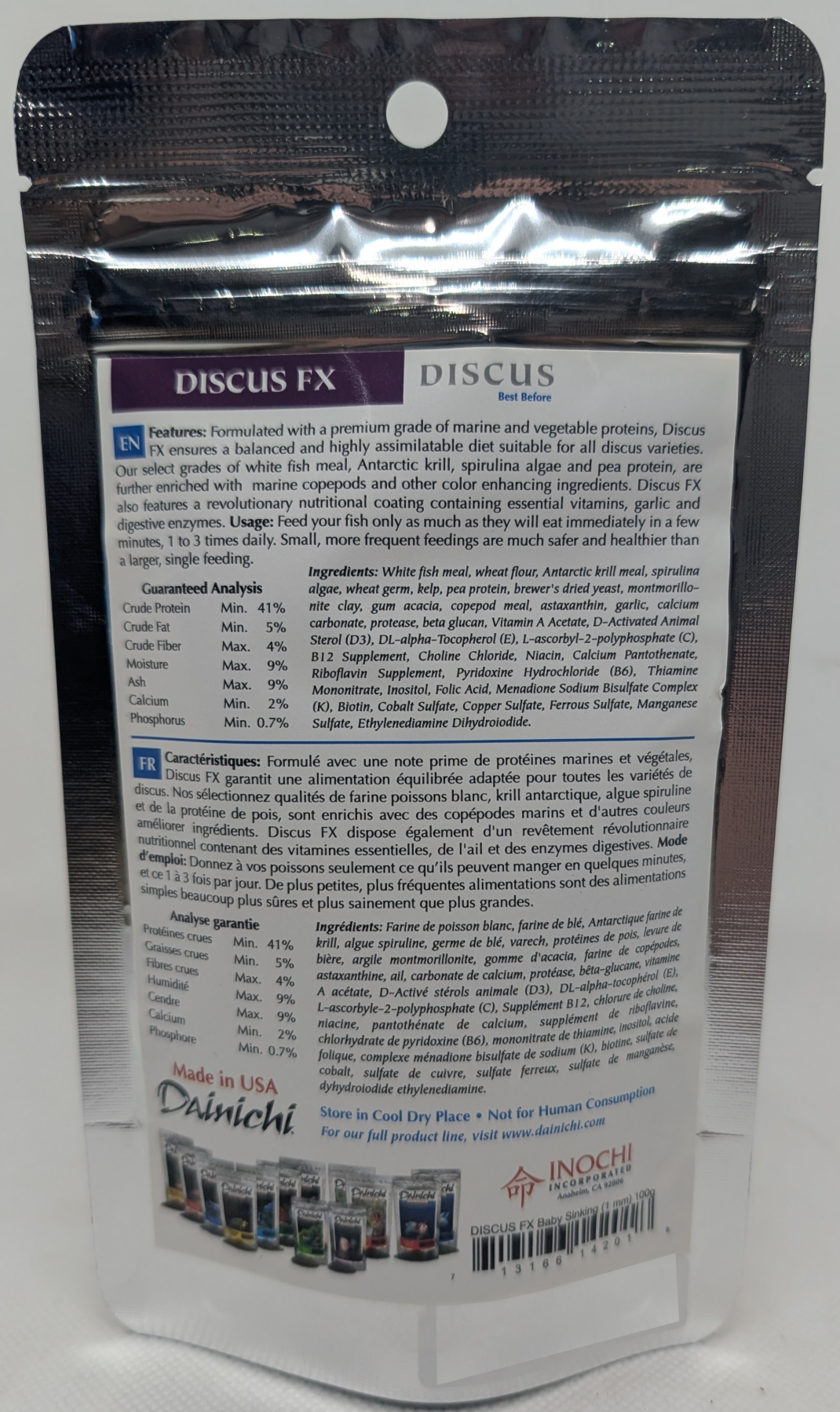 Dainichi Discus Fx 100g Baby (1mm) Sinking Pellets