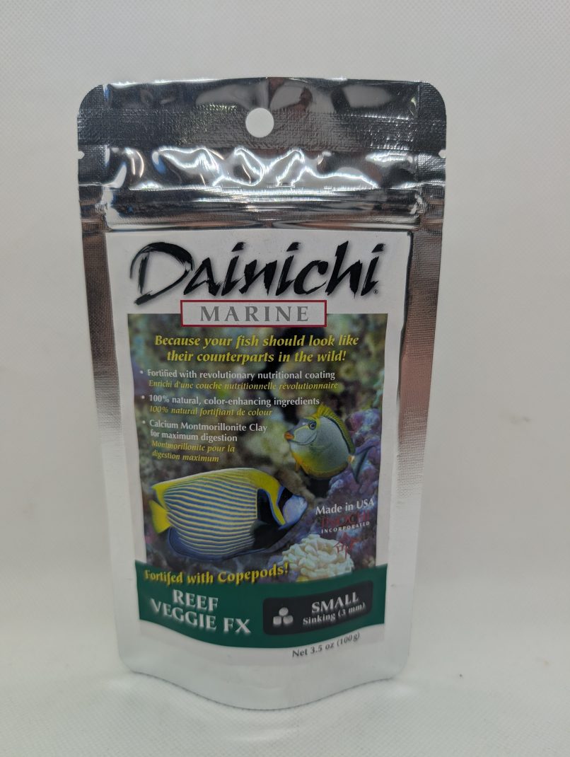 Dainichi Reef Veggie Fx 100g Small (3mm) Sinking Pellets