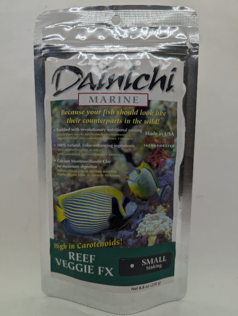 Dainichi Reef Veggie Fx 250g Small (3mm) Sinking Pellets
