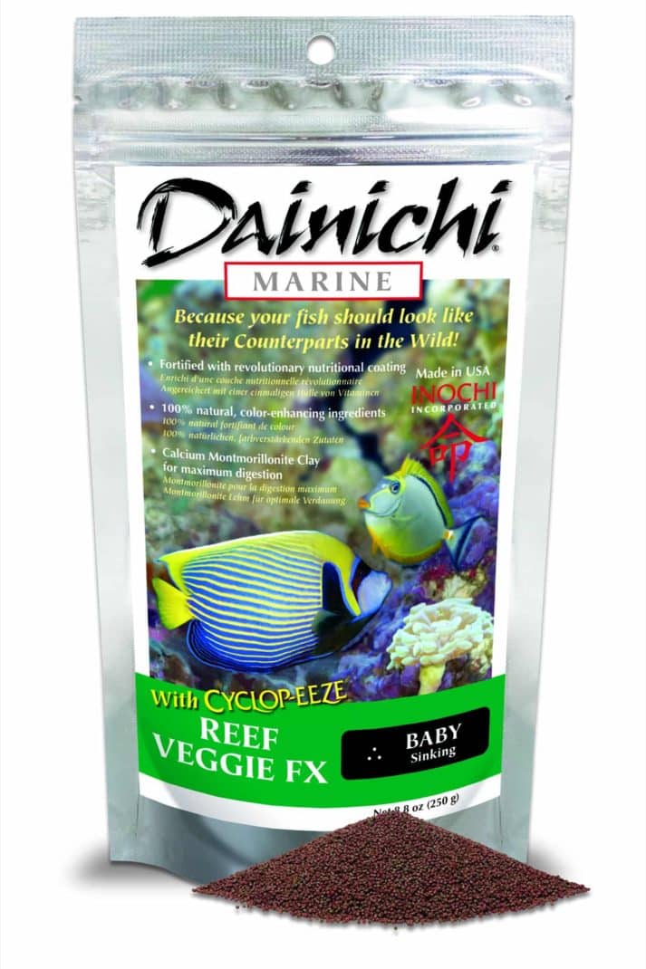 Dainichi Reef Veggie Fx 500g Small (3mm) Sinking Pellets