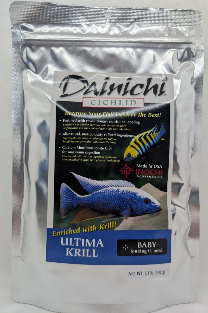 Dainichi Ultima Krill 500g Baby (1mm) Sinking Pellets