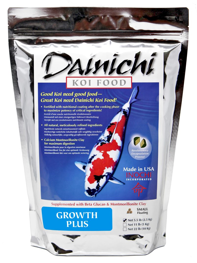 Dainichi Koi Growth Plus 2.5kg Small (3mm) Floating Pellets
