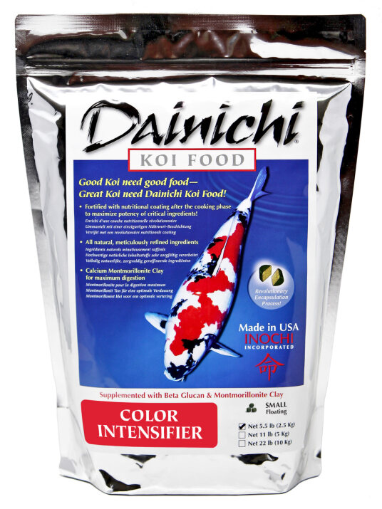 Dainichi Koi Color Intensifier 2.5kg Small (3mm) Floating Pellets