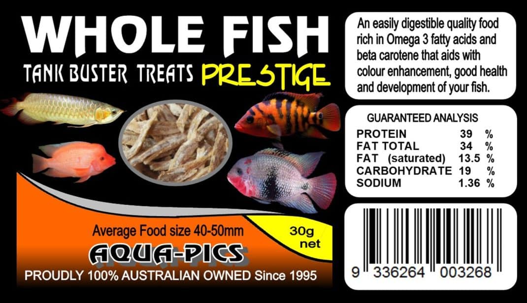 Aqua-pics Whole Fish Turtle Treat 60g