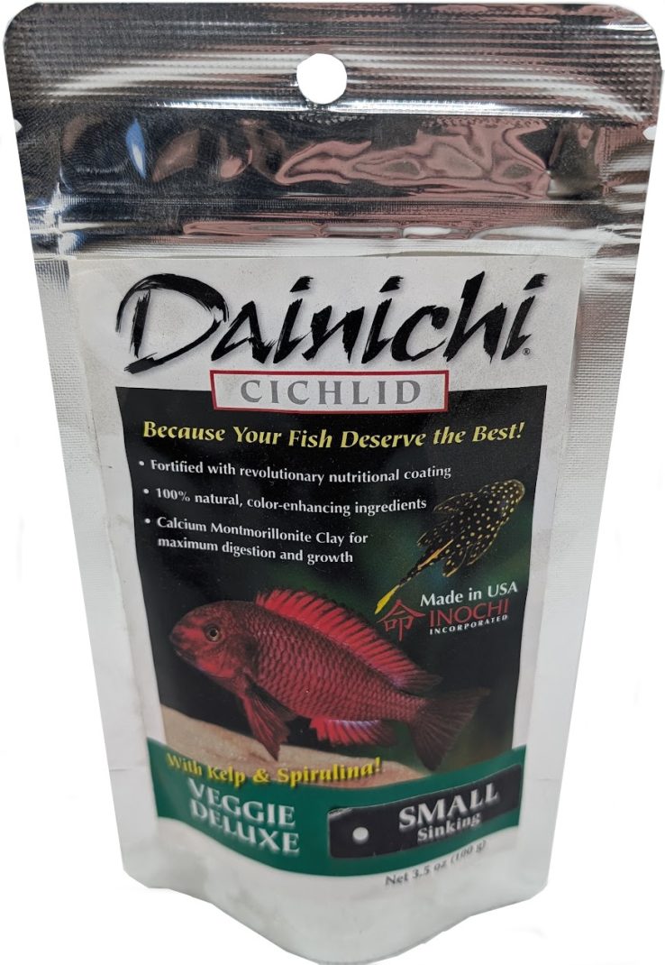 Dainichi Veggie Deluxe 100g Small (3mm) Sinking Pellets