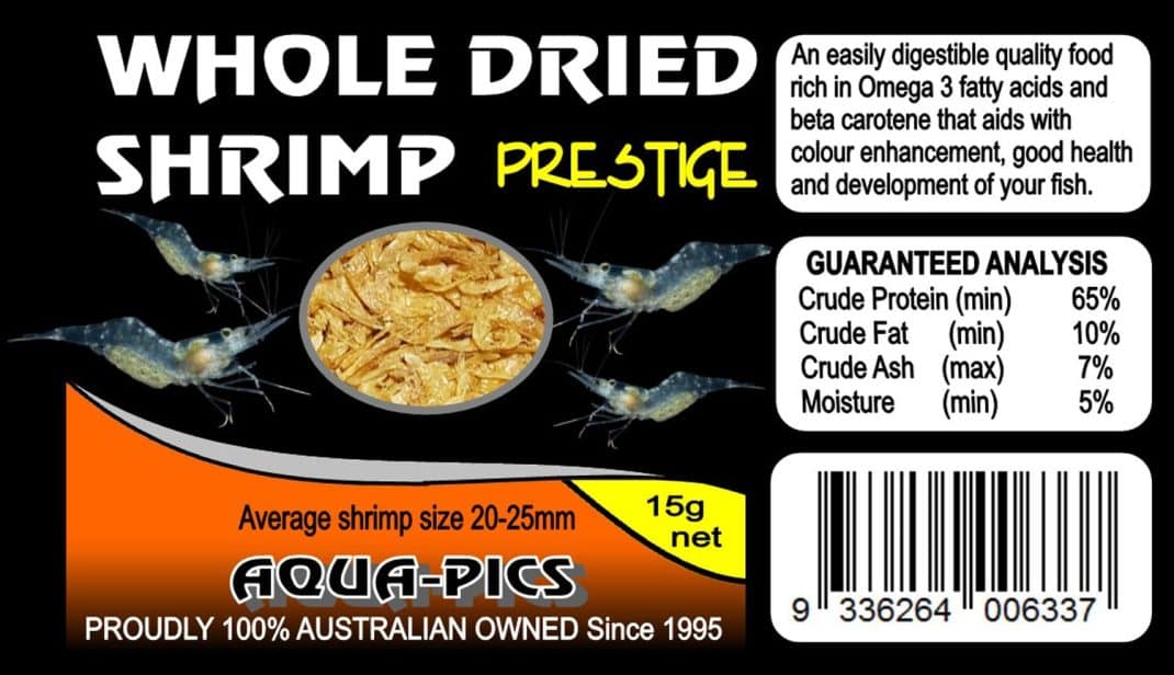 Aqua-pics Whole Dried Shrimp 150g
