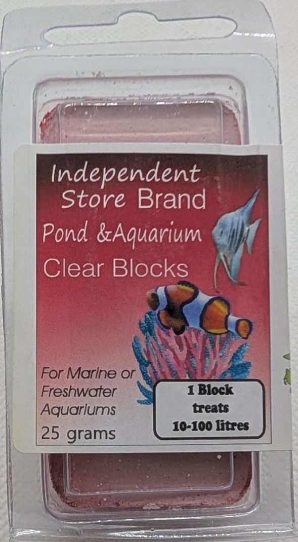 Independent Store Brand Pond Block – Red (10-100ltrs)