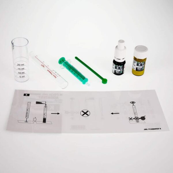 Potassium Testing Kit Color Scale Jbl Test Kit - Potassium (K) - Oasis Aquariums Australia
