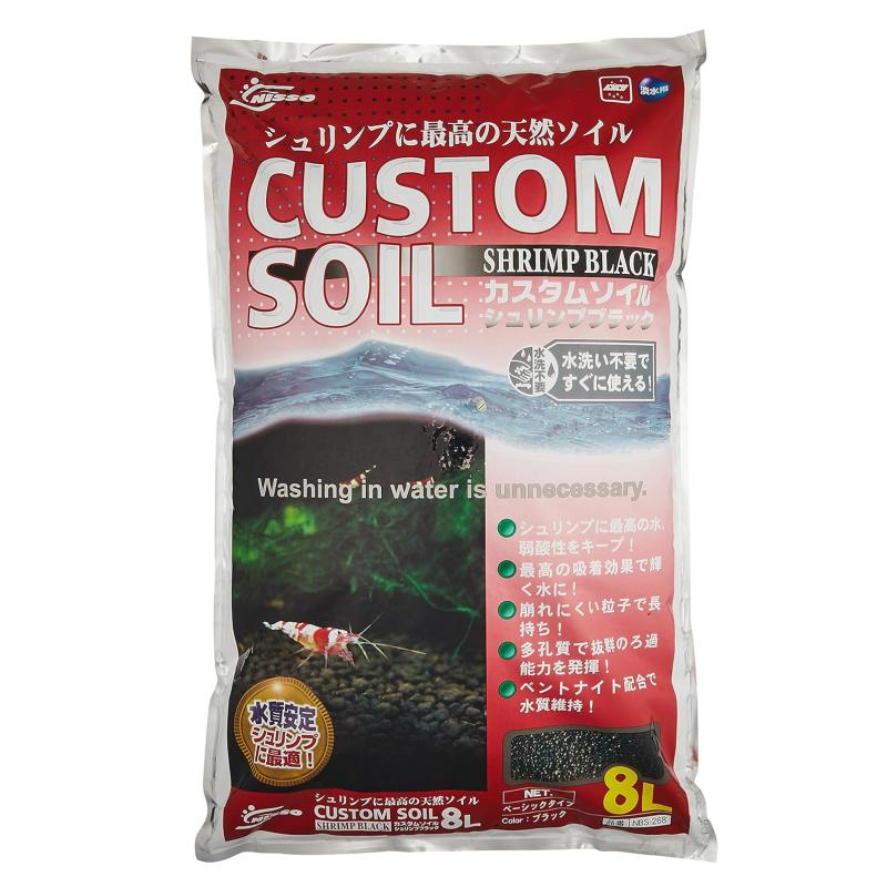 Nisso Shrimp Soil Black 8l