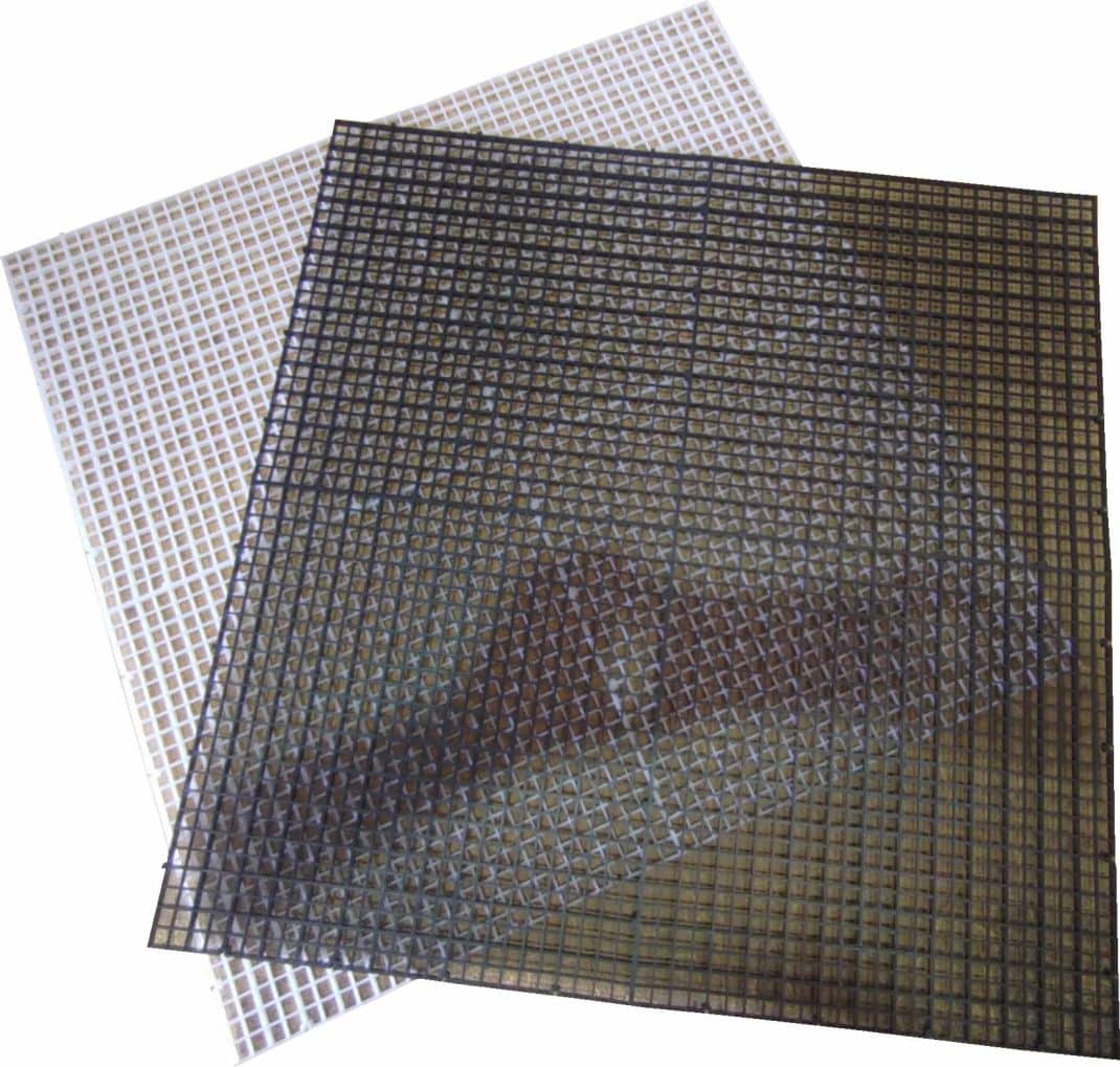 Egg Crate Medium-duty Black (60x60cm)