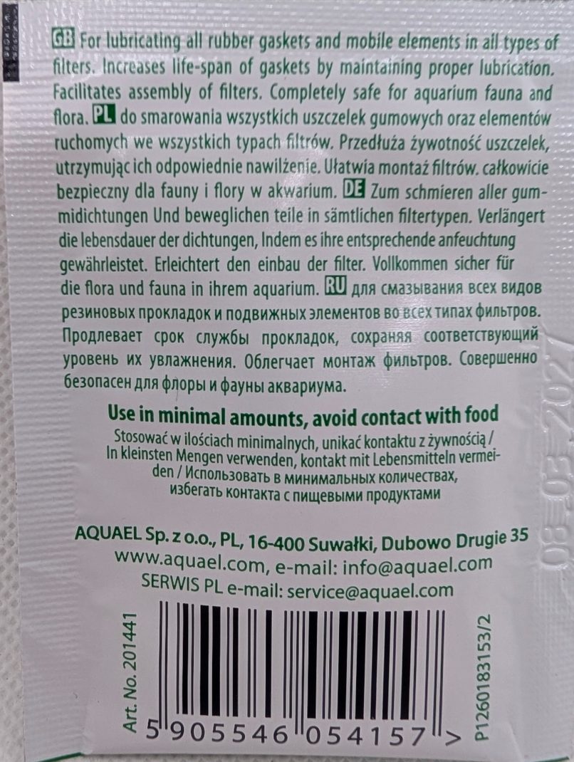 Aquael Silicone Lubricant 5g