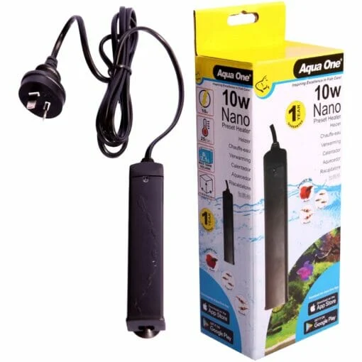 Nano Plastic Preset 10w Heater 13.5cm 240v 50hz