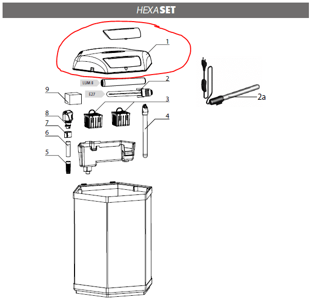 Aquael Hexa 60 Complete Cover