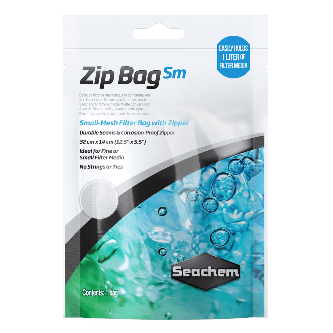 Seachem Zip Bag – Small (12.5″ X 5.5″)