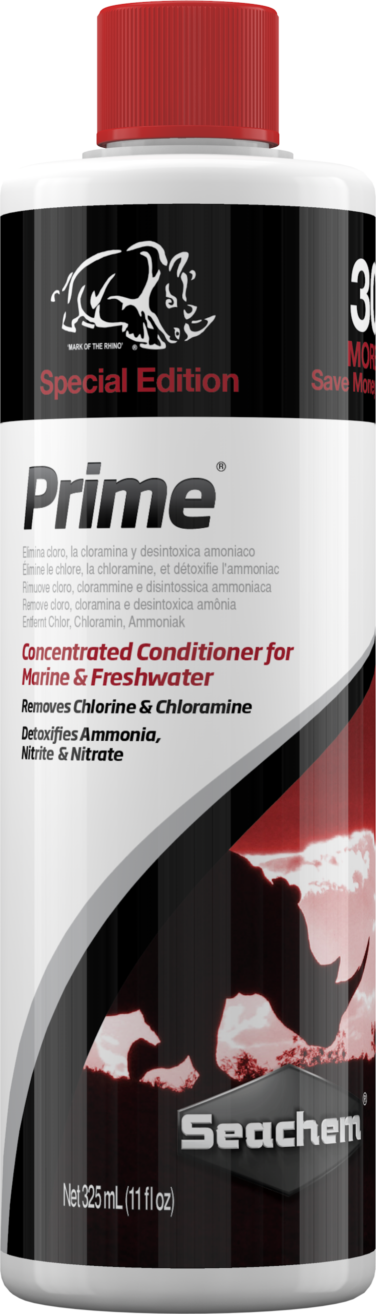 Seachem Prime Bonus Rhino +30% Bonus 325 Ml