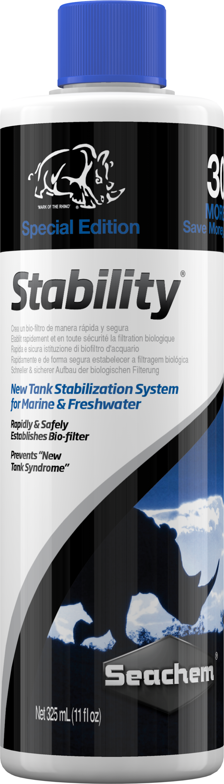 Seachem Stability Bonus Rhino +30% Bonus 325 Ml