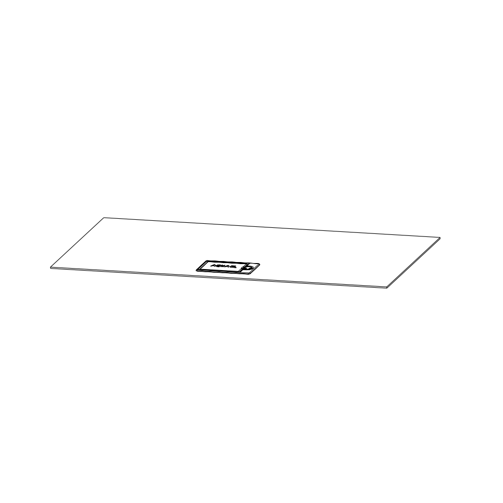 Aquael Glossy 120 White Cover