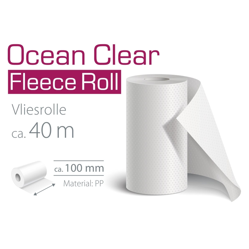 Ocean Clear Fleece Roll