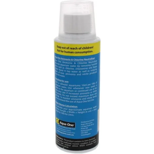 Ammonia Remover Chlorine Neutraliser 250ml Treatment