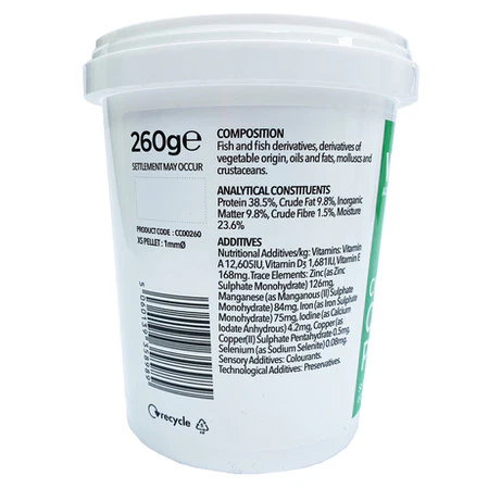 Vitalis Cichlid Carnivore Pellets 1mm 140g