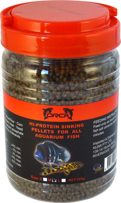 Orca Hi-Protein Sinking Pellet 500g Medium